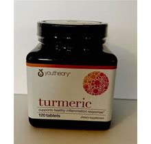Youtheory Turmeric Healthy Inflammation Response 120 Tablets 02/2024