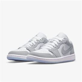 Nike Air Jordan 1 Low White Wolf Grey Womens Wms (Dc0774-105)