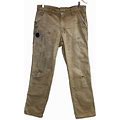 Carhartt Relaxed Fit Pants 32X32 Distressed Perfect For Work Clothes