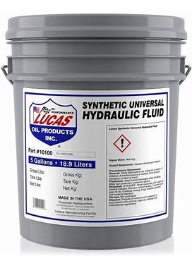 Lucas Oil 10100 Synthetic Universal Hydraulic Fluid, 1X1/