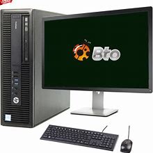 Pre-Owned HP 600 G2 Desktop Computer Intel Pentium G4400 3.3Ghz CPU 8GB Ram, 120Gb Ssd, 1TB Hdd, New 22" Lcd, Keyboard & Mouse, Wifi, Dvd, Win10 Pro P