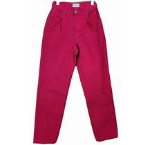 Liz Claiborne Liz Wear Red Women High Rise Jeans Petite Sz 0R Petite
