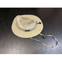Dorfman Pacific Co. Boonie Mesh Khaki Hat Adjustable Chin Strap Size