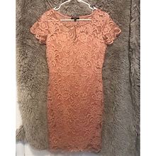 Ambiance Lace Dress | Color: Pink | Size: L