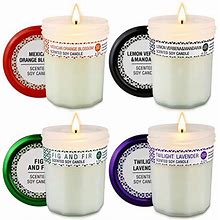 Candles Gift Set, 4 Pack Of Candle Gifts Sets For Women, Candles For Home Scented Candles For Mom Scented Soy Candles Aromatherapy Candles For Festiv