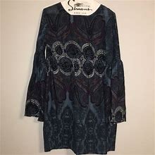 Paisley Dress | Color: Black | Size: M