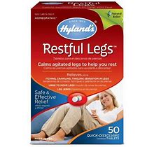 Hylands Restful Legs Safe And Effective Relief Homeopathic Tablets - 50 Ea