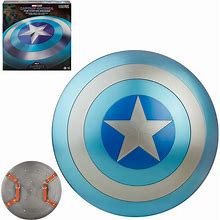 Marvel Legends Series Captain America: The Winter Soldier Stealth Shield Prop Replica | Adult | Unisex | Blue/Gray | One-Size | Hasbro