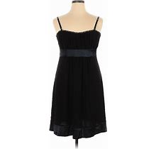 Taboo Cocktail Dress - A-Line: Black Solid Dresses - Women's Size 1X