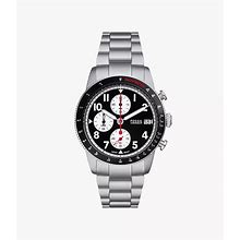 Fossil Men's Sport Tourer Chronograph Stainless Steel Watch - Silver - FS6045