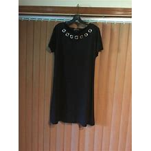 Luxology Women Size Xl Black Dress