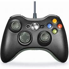 Wiresmith Classic Wired Controller For Microsoft Xbox 360 - Black