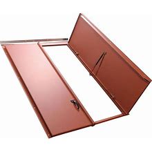 Bilco Classic Series 43.25 in. X 65.25 in. Primed Steel Replacement Cellar Door For Sloped Foundation, Red Primer(Default Title)
