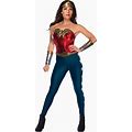 DC Comics Wonder Woman Adult Women's Costume | Adult | Womens | Yellow/Blue/Red | L | Rubies Costume Co. Inc