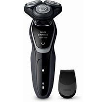 Philips Norelco Electric Shaver 5110 Wet & Dry, S5205/81, With Smartclick Precision Trimmer