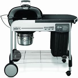 Weber Performer Deluxe 22" Freestanding Charcoal Grill With Touch-N-Go Ignition - Black 15501001