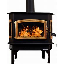 Buck Stove Model 81 Freestanding Wood Burning Stove W/ Blower - Up To