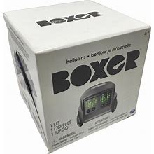Boxer 6045910 Interactive A.I. Remote Control Robot Toy - Black, USED READ DESC