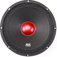 MTX RTX108 10" Midbass Speaker With 8-Ohm Voice Coil