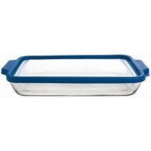 Anchor Hocking Glass Baking Dish With Lid, 3 Quart