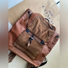 Coach Bags | Coach Leather Backpack In Brown New | Color: Brown | Size: Os