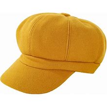 ZLSLZ Women's Retro Peaked Ivy Newsboy Paperboy Gatsby Cabbie Painter Cap Hats