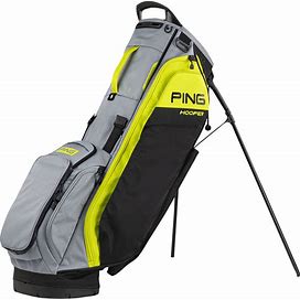PING Hoofer Golf Stand Bag Grey/Yellow