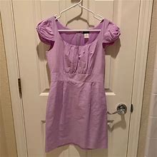 J. Crew Dresses | J.Crew Lavendar Cap Sleeve Mini Dress | Color: Purple | Size: 0P