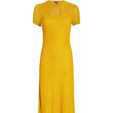 Staud Dresses | Staud Gem Knit Maxi Dress | Color: Gold/Yellow | Size: S