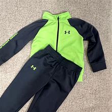 Under Armour Matching Sets | Under Armour Tracksuit Set | Color: Gray/Green | Size: 18Mb