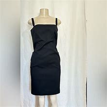 Petites Laundry Dresses | Black Dress With Pockets Size 6 | Color: Black | Size: 6