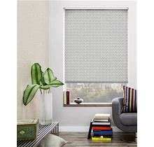 Custom Roller Shades. Material: Astre Blackout, Color: Graphite