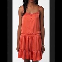 Staring At Stars Dresses | Staring At Stars Urban Anthropologie Tiered Lace | Color: Orange | Size: S