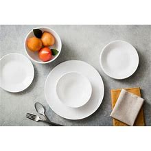 Corelle Livingware Winter Frost 18 Piece Dinnerware Set, Service For 6 Glass In White | Wayfair Ee94da750856238ab12174e2667381ee