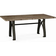 Amisco Sierra Extendable Dining Table With Distressed Solid Wood Top