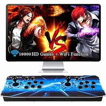 GWALSNTH 3D Pandora Box 18S Pro Arcade Games Console, 10000 in 1 HD Video Games Machine,Plug And Play Games At Home,Wifi Function To Add More Games
