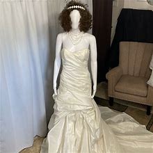 Maggie Sottero Dresses | Maggie Sottero Bridal Gown | Color: Cream | Size: 8
