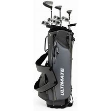 10 Pieces Men's Complete Golf Clubs Package Set With Alloy Driver