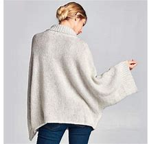Cowl Neck Bell Sleeve Sweater