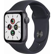 Apple Watch SE (GPS, 40Mm) - Space Gray Aluminum Case Midnight Sport Band Renew