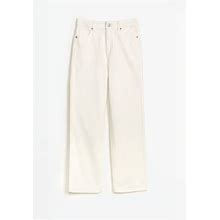 Maurices Girls White High Rise Straight Ankle Jeans Size 8