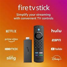 Amazon - Fire TV Stick (3Rd Gen) With Alexa Voice Remote (Includes TV Controls)