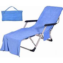 VOCOOL Double Layer Chaise Lounge Pool Chair Cover Beach Towel Fitted...