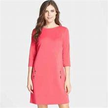 Andrew Marc Dresses | Marc New York By Andrew Marc Exquisite Coral Trapeze A-Line Dress | Color: Pink | Size: Various