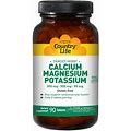 Country Life Target-Mins Calcium Magnesium Potassium Vitamin | 90 Tabs