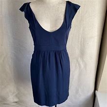 Neiman Marcus Dresses | Laila Azhar 6 Silk Dress Origami Babydoll Blue | Color: Blue/Purple | Size: Various