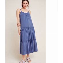 Sundry Dresses | Sundry Tiered Midi/Maxi Dress. Retail- $200 | Color: Blue | Size: S
