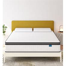 Elitespace 8 Inch Twin Size Mattress Memory Foam Spring Hybrid Twin Mattresses Medium Firm Support And Pressure Relief Breathable And Comfortable