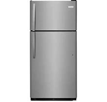 Frigidaire 18-Cu Ft Top-Freezer Refrigerator (Easycare Stainless Steel) Lftr1821tf