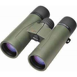 Meopta Meopro HD 10x42mm Roof Prism Binoculars Molded Rubber Armor Green Rubber Armored 562550